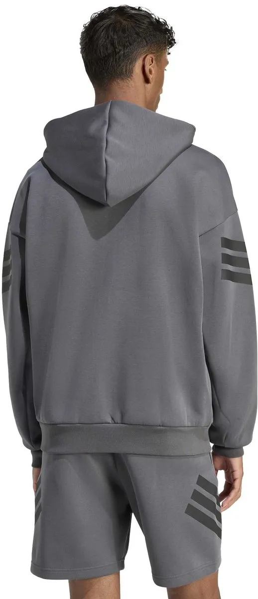Adidas M FI 3S FZ Hoodie - Donkergrijs