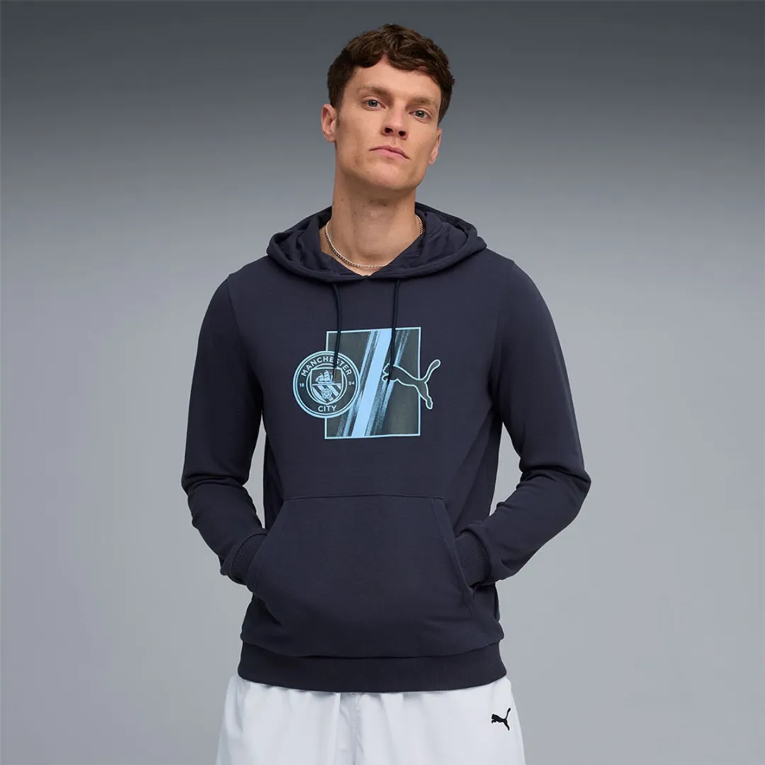 PUMA Manchester City FC Hoodie 25/26 - Deep Navy - S