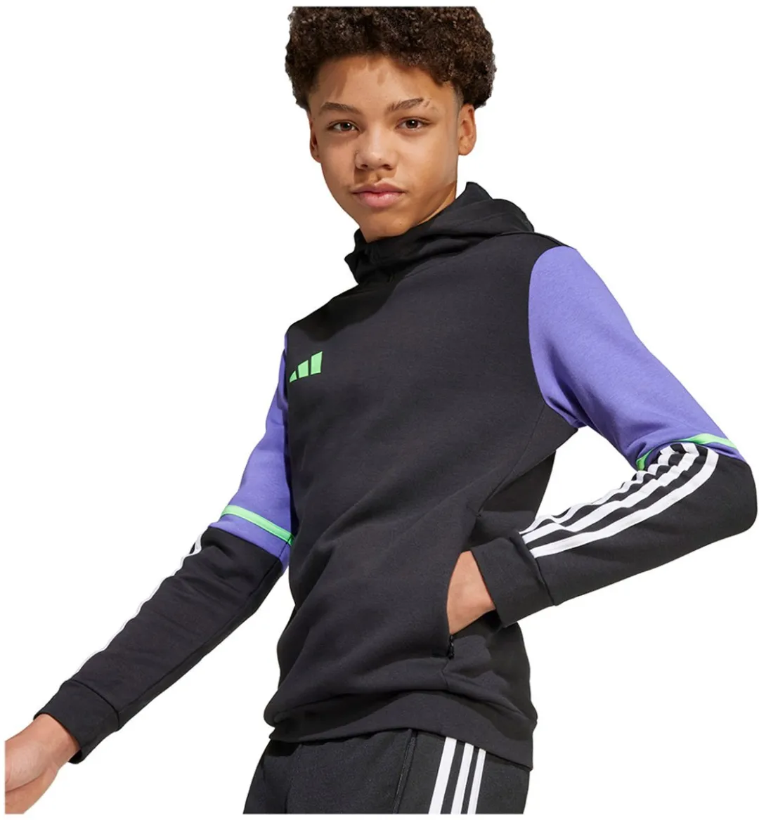 adidas F50 Hoodie - 5-6 jaar - Zwart/Purple Rush