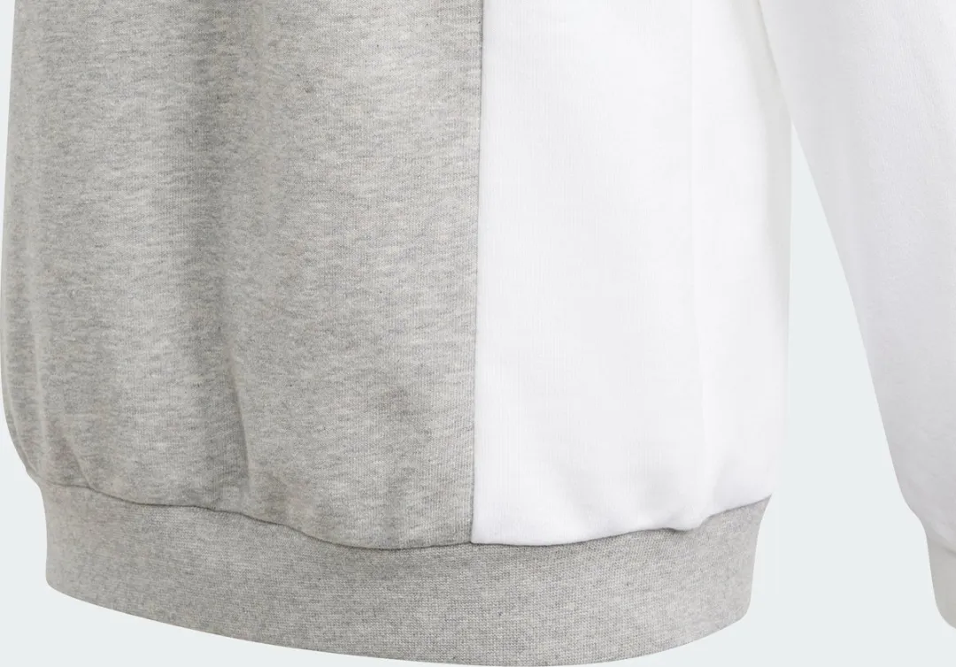 adidas Sportswear Essentials Colorblock Hoodie - Kinderen 140 - Grijs