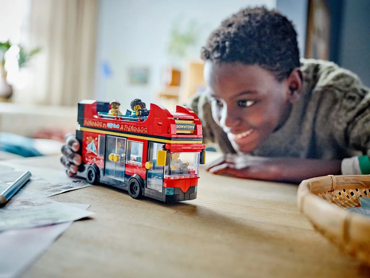 LEGO City Toeristische Rode Dubbeldekker 60407 - 384 Stukken