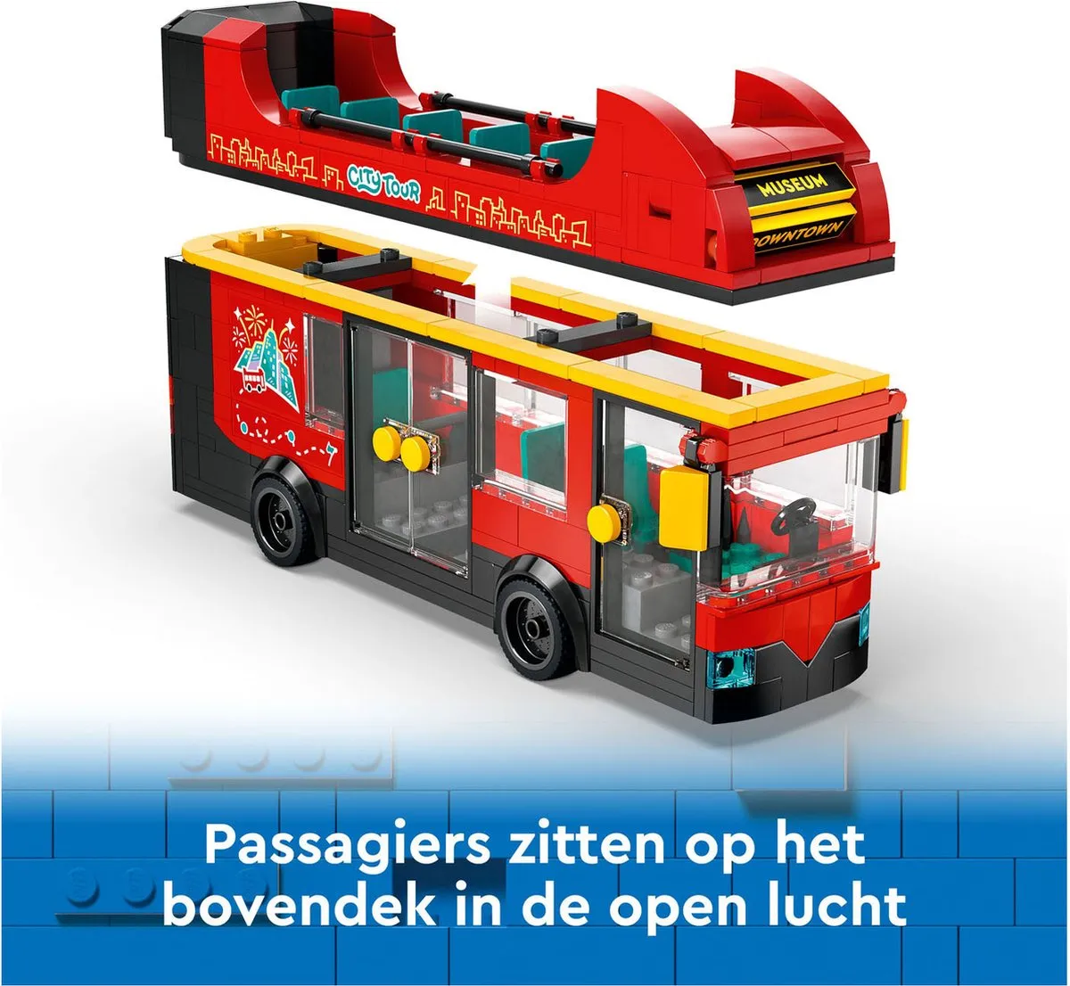 LEGO City Toeristische Rode Dubbeldekker 60407 - 384 Stukken