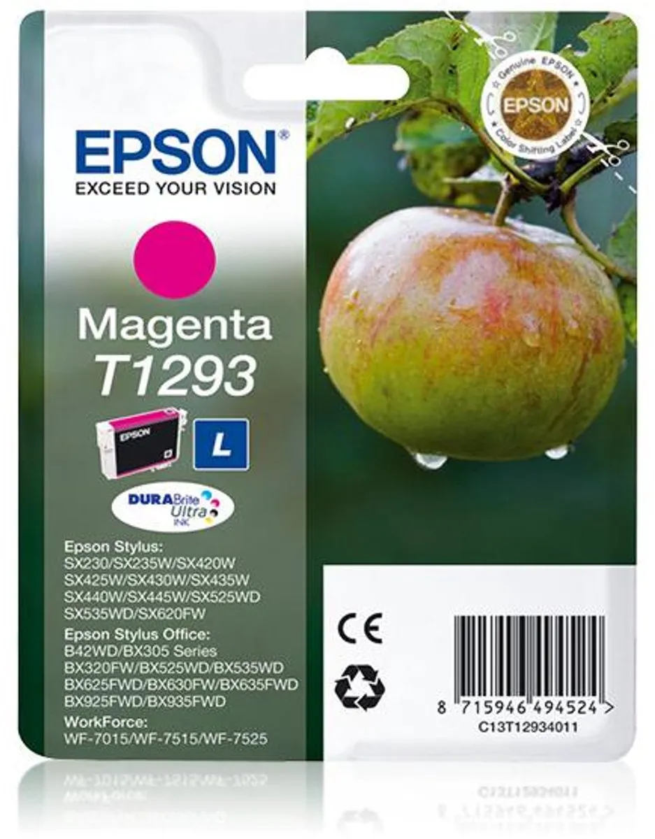 Epson T1293 Magenta Inktcartridge - 12ml