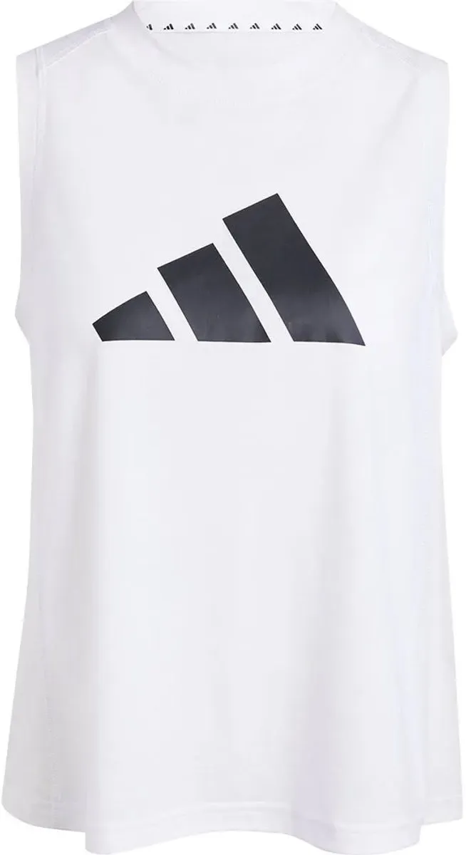 Adidas Train Essentials Logo Mouwloos T-shirt S - Wit