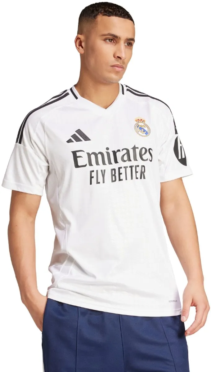 Adidas Heren Real Madrid 24/25 T-shirt - XL - Wit - afbeelding 6 van 6