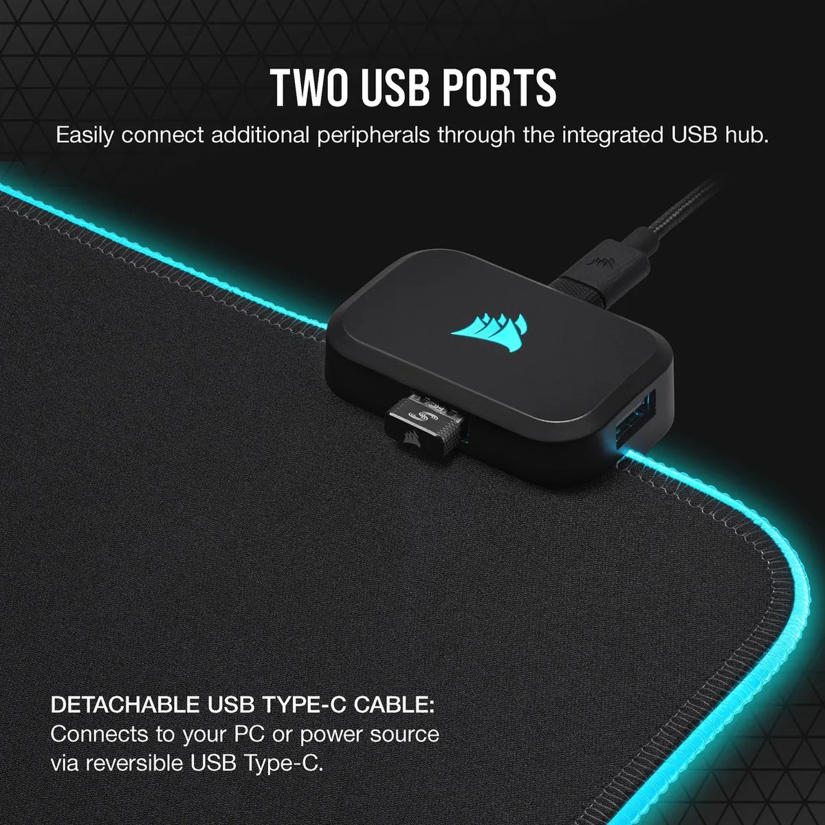 Corsair MM700 Gaming Muismat Extended 3XL - Zwart