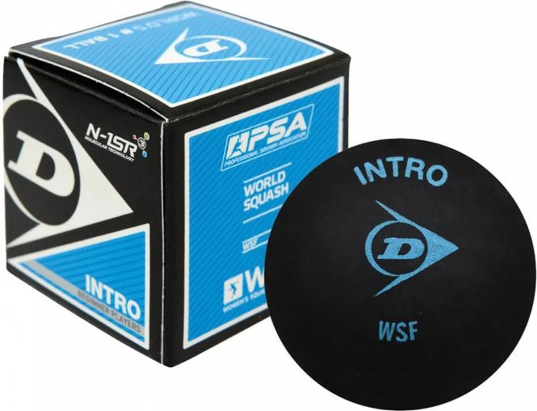 Dunlop Squashbal Blauwe Stip - 10 Stuks