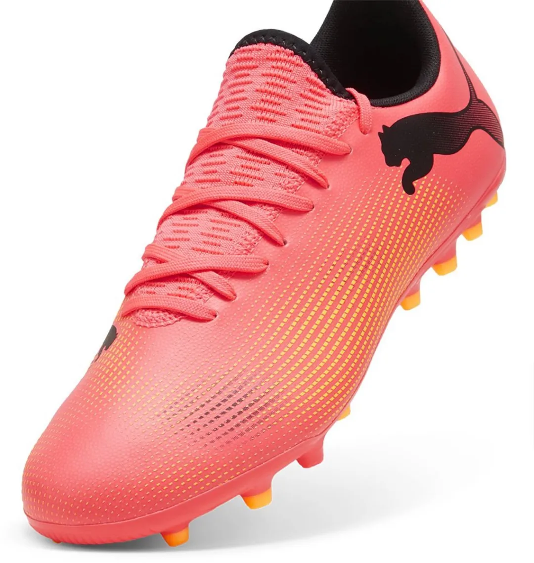PUMA Future 7 Play Mg Voetbalschoenen - EU 46 - Oranje