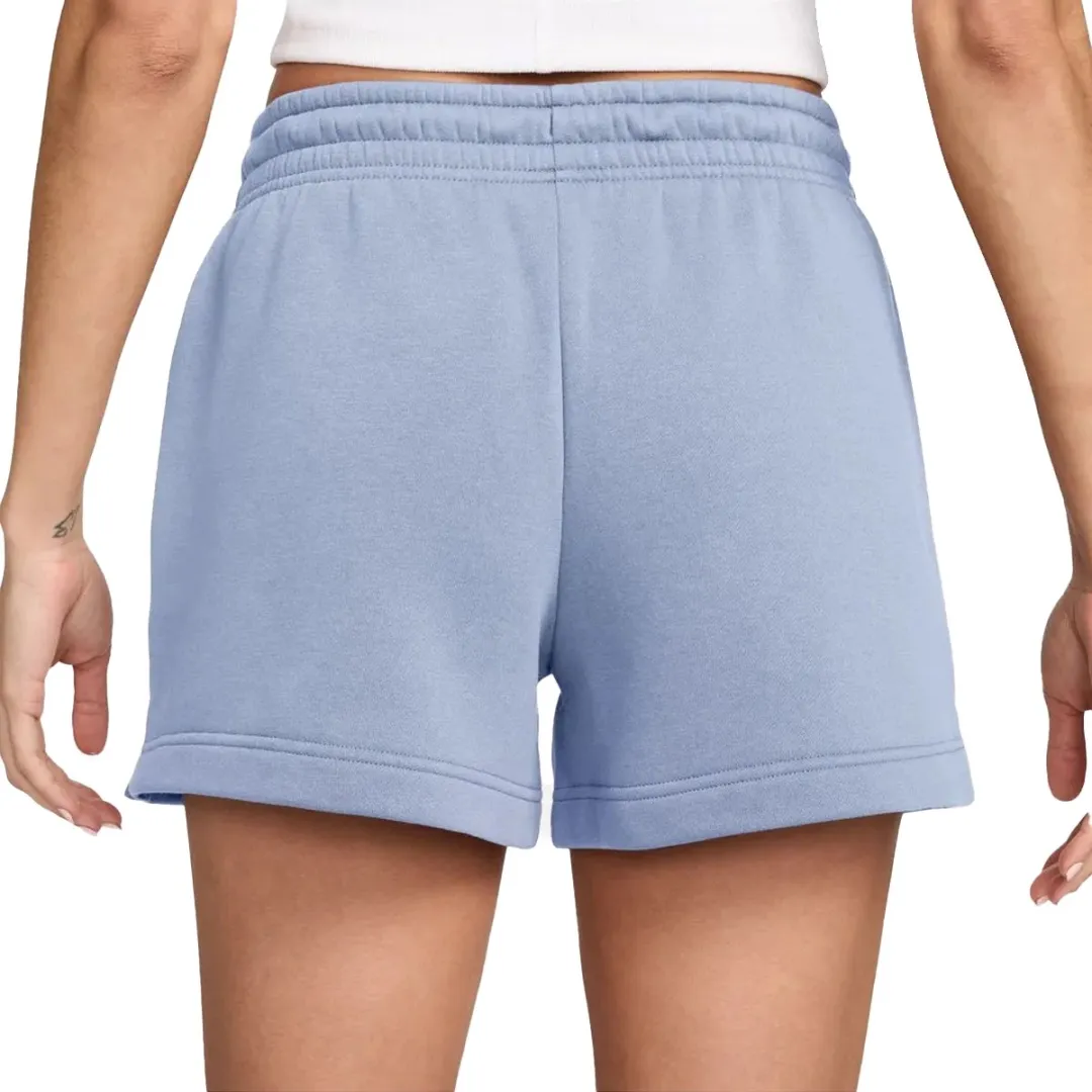 Nike Sportswear Phoenix Fleece Sportshort Dames - Blauw - L