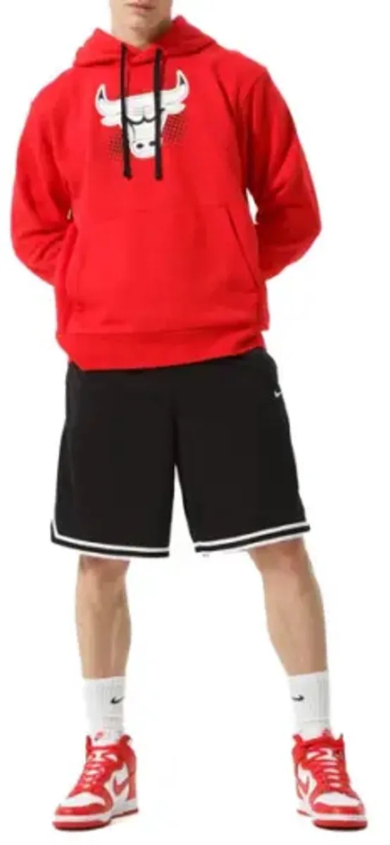 Nike Chicago Bulls Hoodie - Heren Rood S