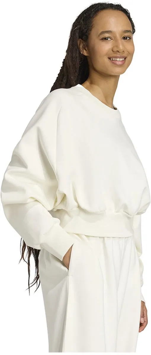adidas Soft Lux Loose-fit Sweatshirt M - Wit