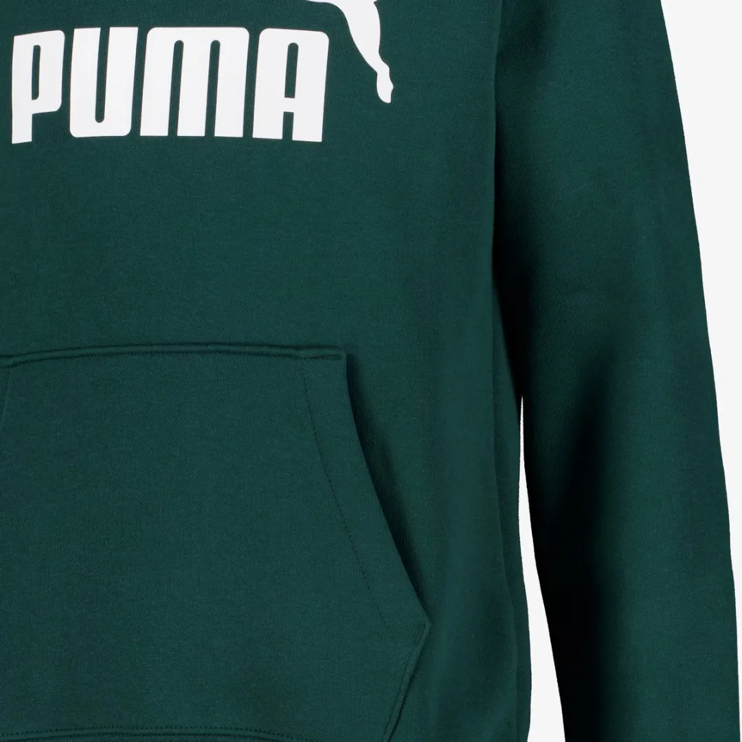 PUMA ESS No. 1 Logo Hoodie FL B Jongens Trui - 152 Green Terrain