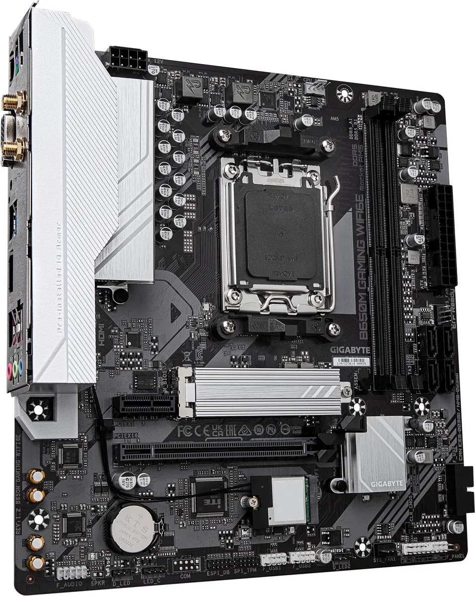 Gigabyte B650M GAMING WIFI6E Moederbord - AM5 Micro ATX