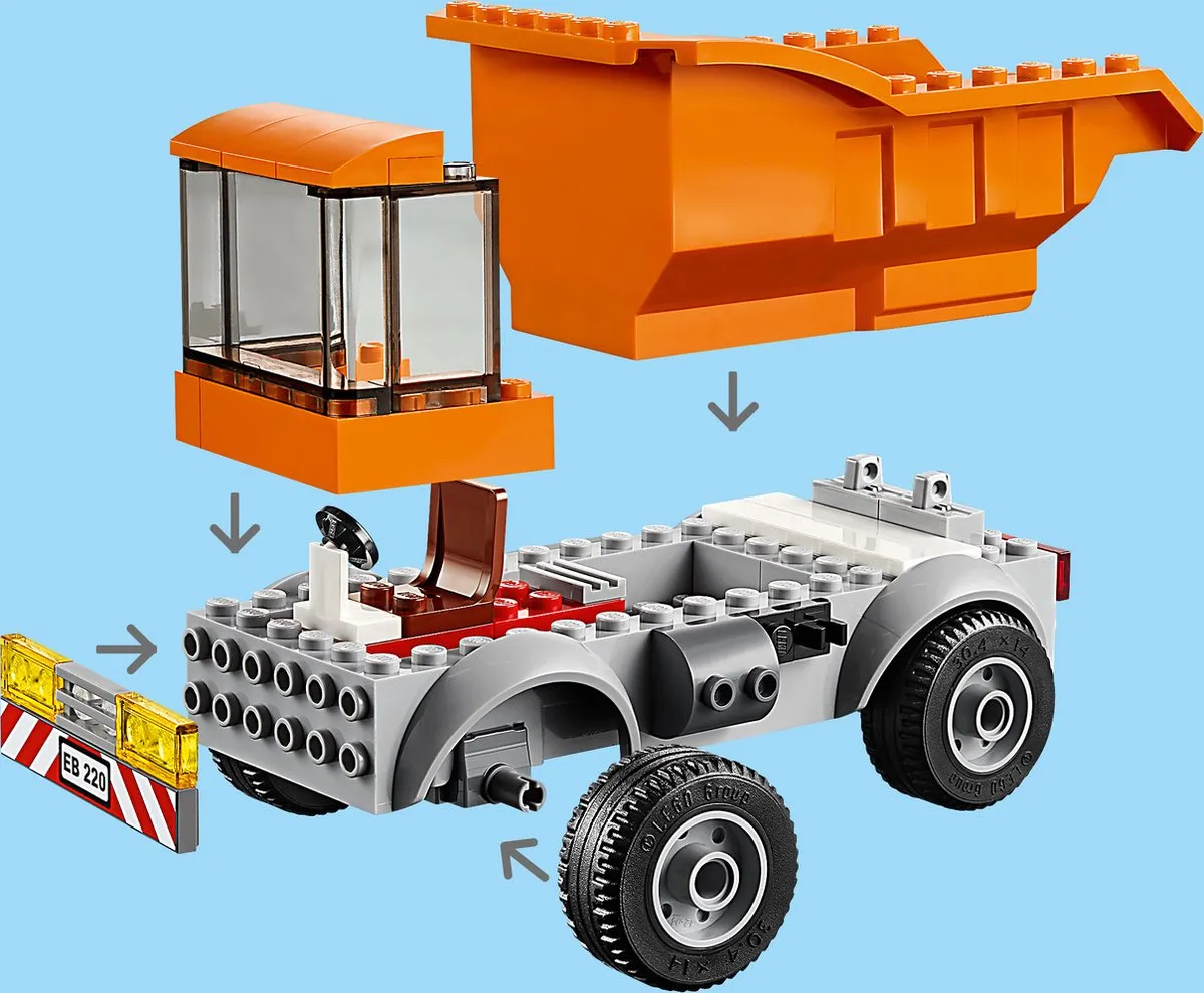LEGO City Vuilniswagen 60220 - 90 Stukken - afbeelding 5 van 6