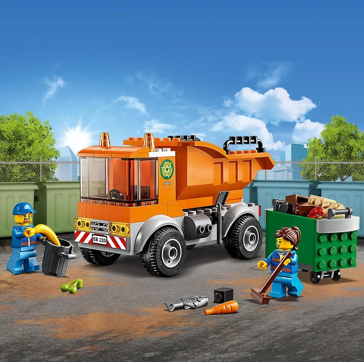 LEGO City Vuilniswagen 60220 - 90 Stukken - afbeelding 6 van 6
