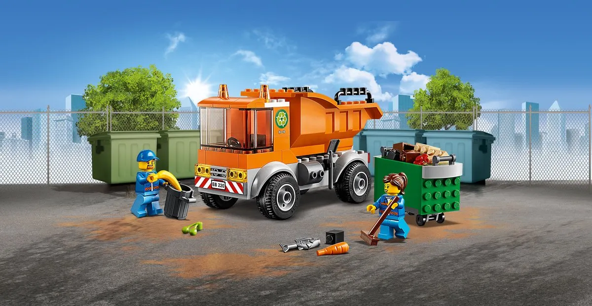 LEGO City Vuilniswagen 60220 - 90 Stukken - afbeelding 4 van 6