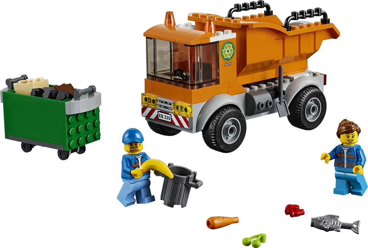 LEGO City Vuilniswagen 60220 - 90 Stukken - afbeelding 3 van 6