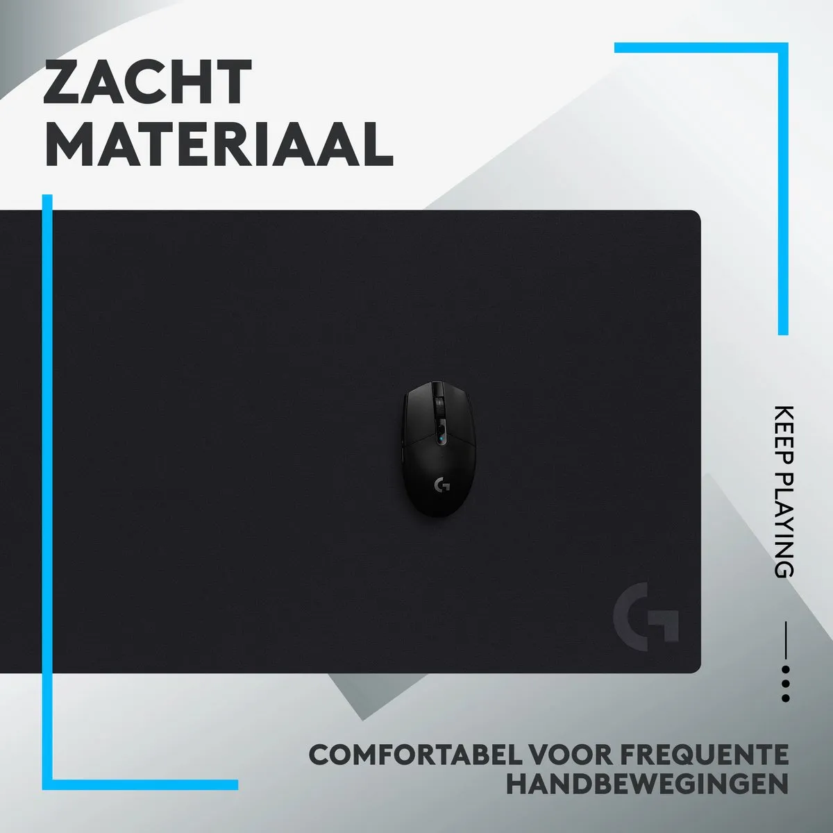 Logitech G G840 XL Stoffen Gaming Muismat 900x400mm - Zwart