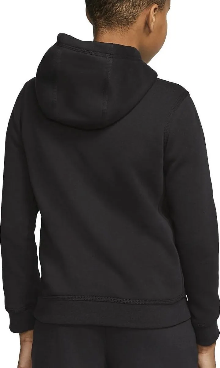 Nike Club Fleece Kids Hoodie CJ7861-011 - Maat 134 - Zwart