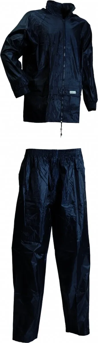 Lastpak Regenpak Donkerblauw S