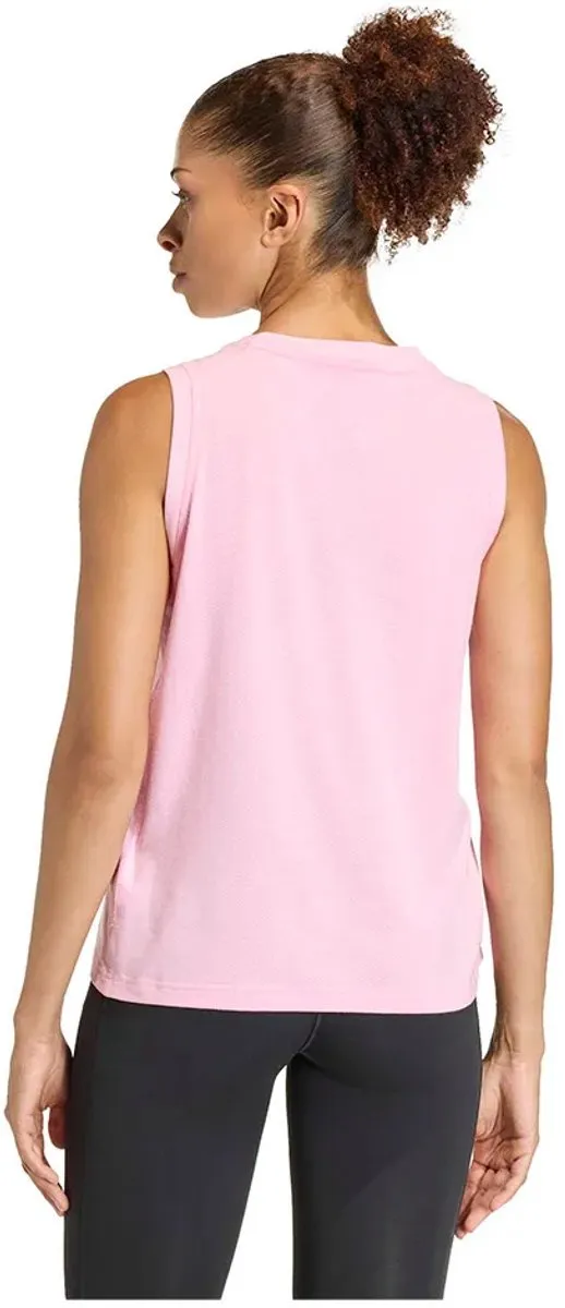 Adidas Train Essentials Big Performance T-shirt - Roze M