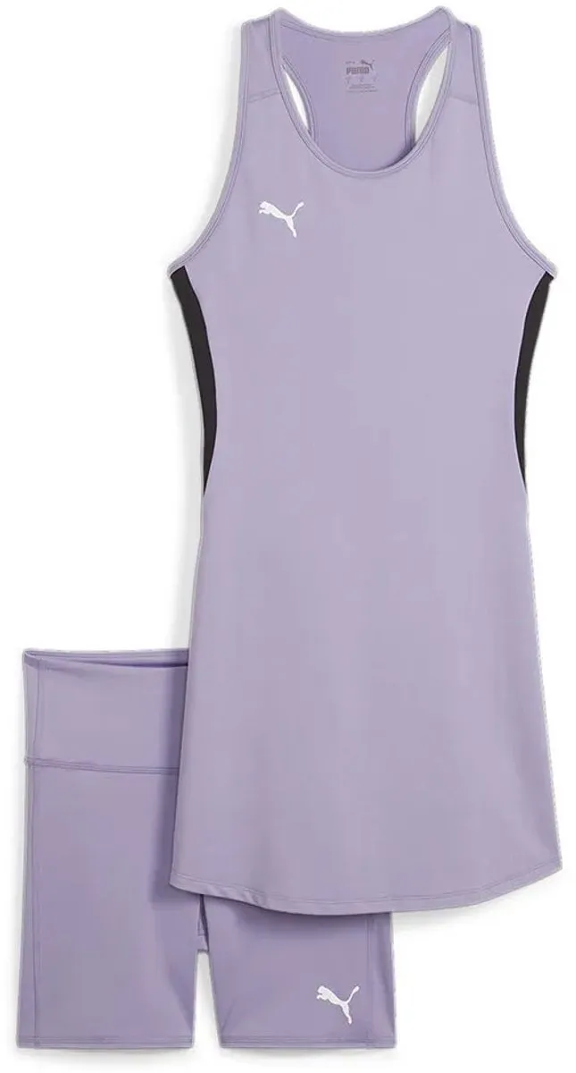 PUMA Individual Mouwloze Jurk - L - Paars
