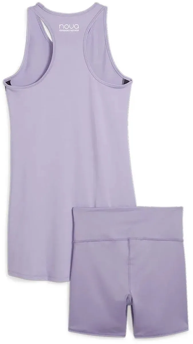 PUMA Individual Mouwloze Jurk - L - Paars