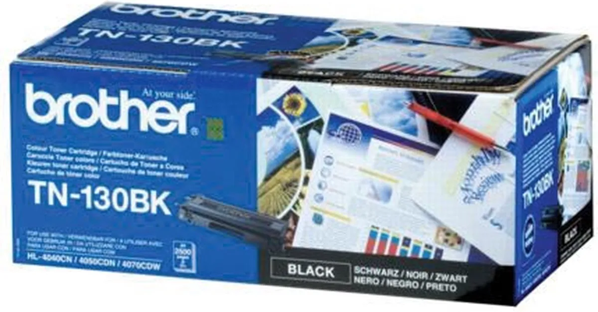 Brother TN-130BK Tonercartridge - Zwart