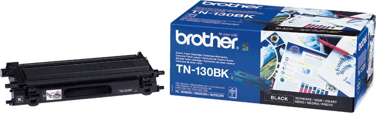 Brother TN-130BK Tonercartridge - Zwart