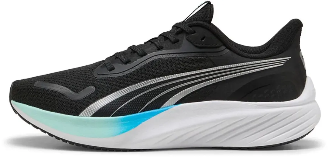 PUMA Pounce Lite Hardloopschoenen - EU 43 - Zwart/Mint/Blauw - afbeelding 4 van 4