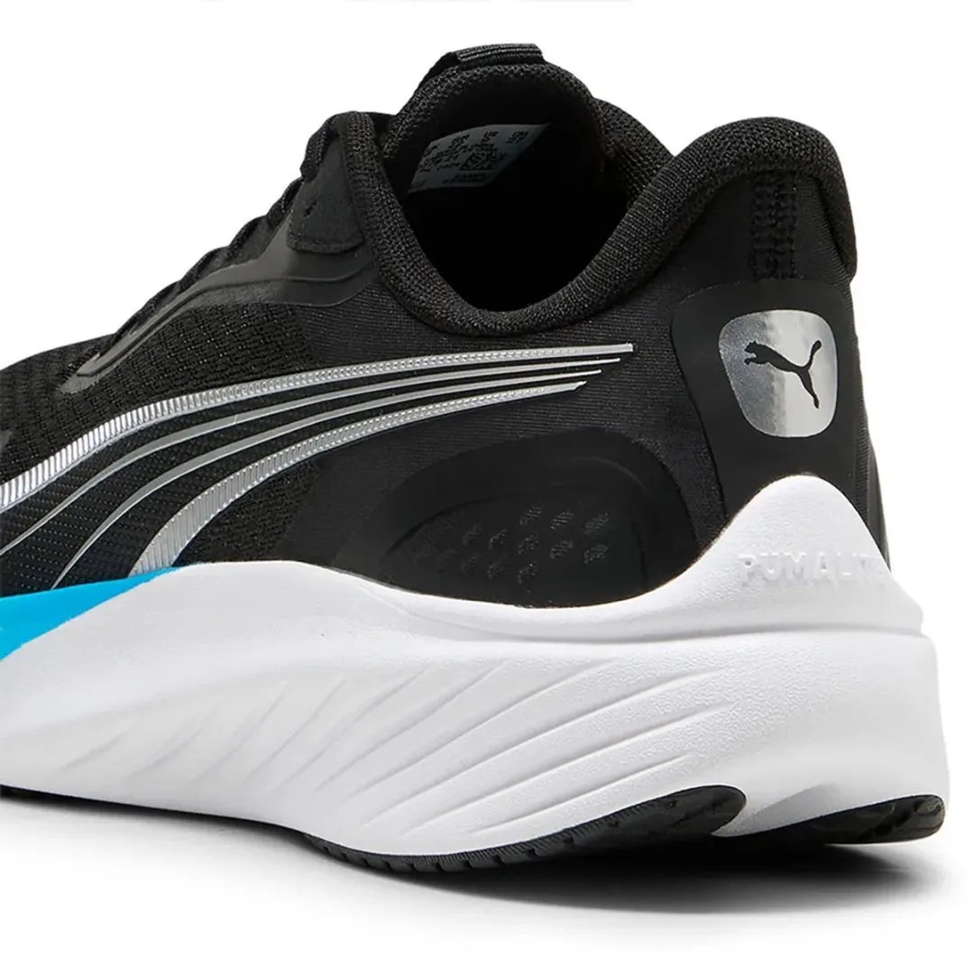 PUMA Pounce Lite Hardloopschoenen - EU 43 - Zwart/Mint/Blauw - afbeelding 3 van 4