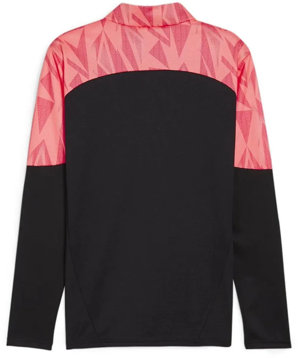PUMA Individual Final FF Sweatshirt - M - Zwart/Sunset Glow