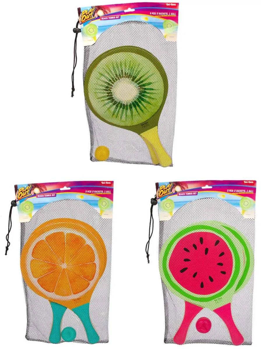 Toi-Toys Strand Tennisset Fruit