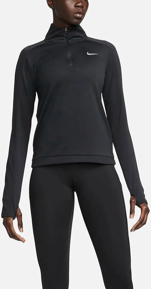 Nike DQ6377-010 Dames Trui - XL - Zwart/Reflecterend