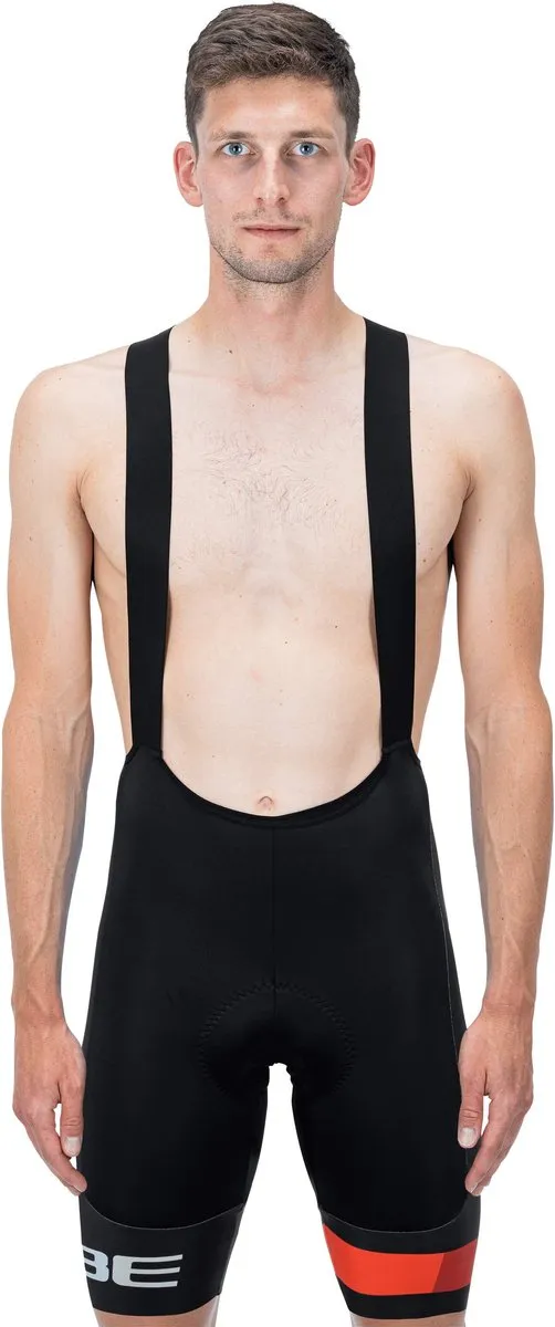 Cube Teamline Bib Shorts Pro Black/Red XXXL