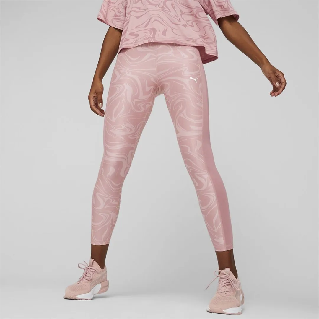 PUMA Train Favorites AOP Leggings - Roze L