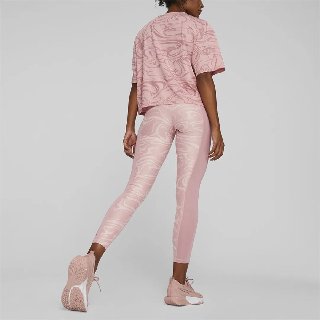 PUMA Train Favorites AOP Leggings - Roze L