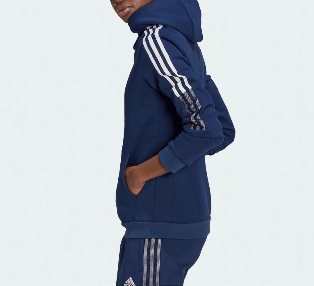 Adidas Tiro 21 Sweater Met Kap Dames XS - Marine