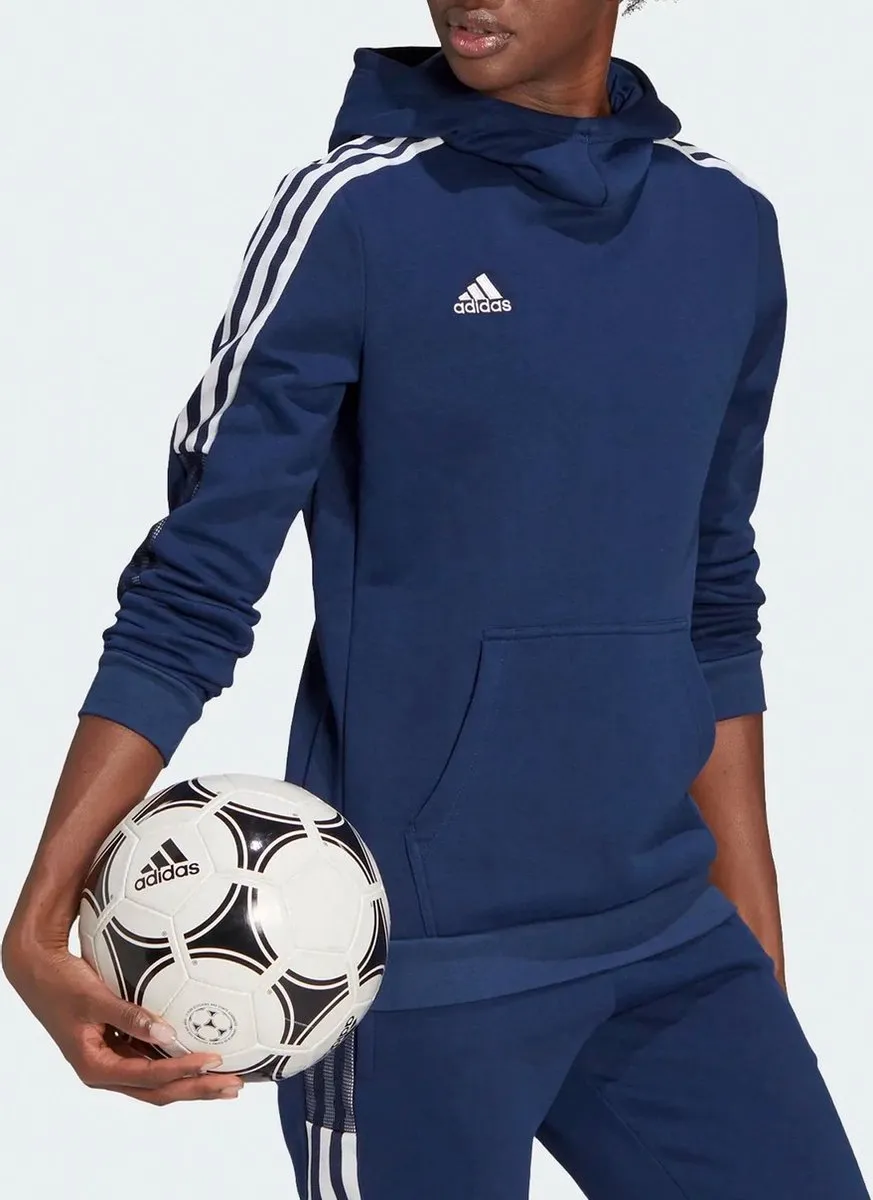 Adidas Tiro 21 Sweater Met Kap Dames XS - Marine