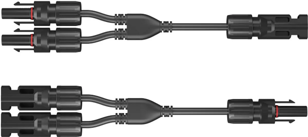 DJI MC4 Parallelle Kabel Zwart