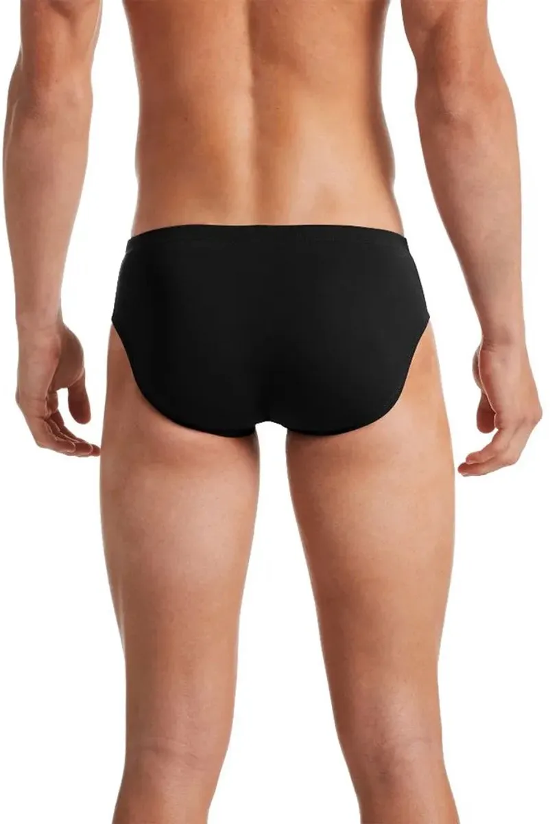 Nike Heren Zwemslip L - Zwart