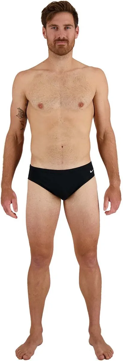 Nike Heren Zwemslip L - Zwart