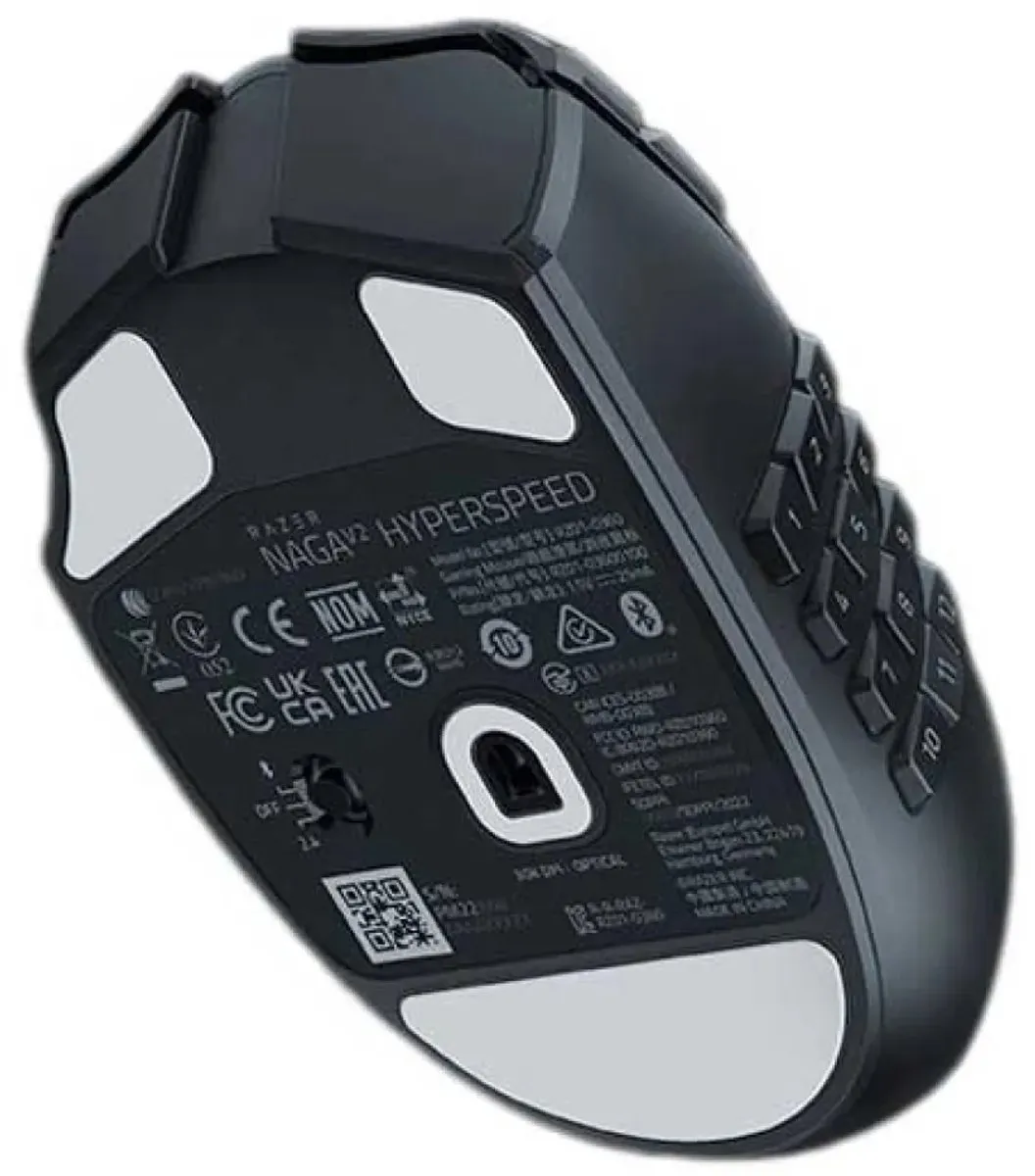 Razer Naga V2 HyperSpeed Gaming Muis - 19 Knoppen - 30.000DPI - afbeelding 6 van 6