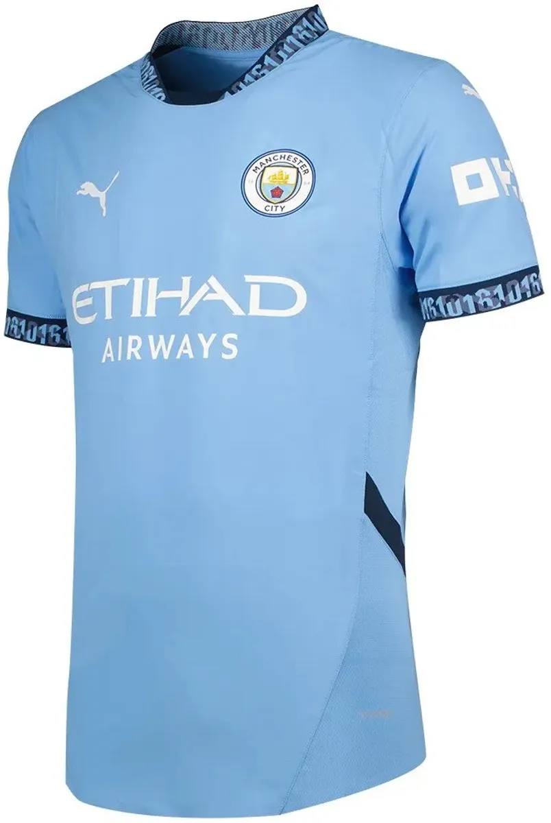 PUMA Manchester City FC Thuis T-shirt 24/25 - S - Blauw