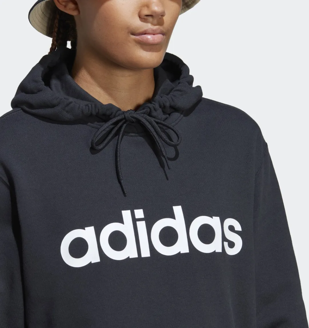 adidas Sportswear Essentials Linear Hoodie M - Zwart