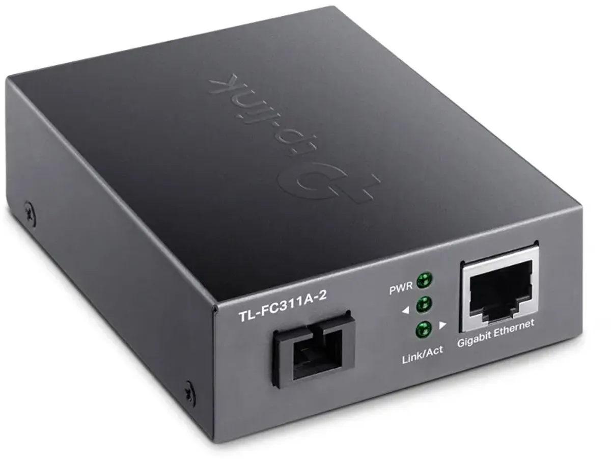 TP-Link TL-FC311A-2 Netwerk Media Converter 1000Mbit - Zwart