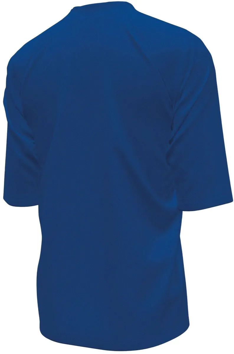 Nike Swim Hydroguard Essential Zwemshirt Junior 158 - Blauw/Wit