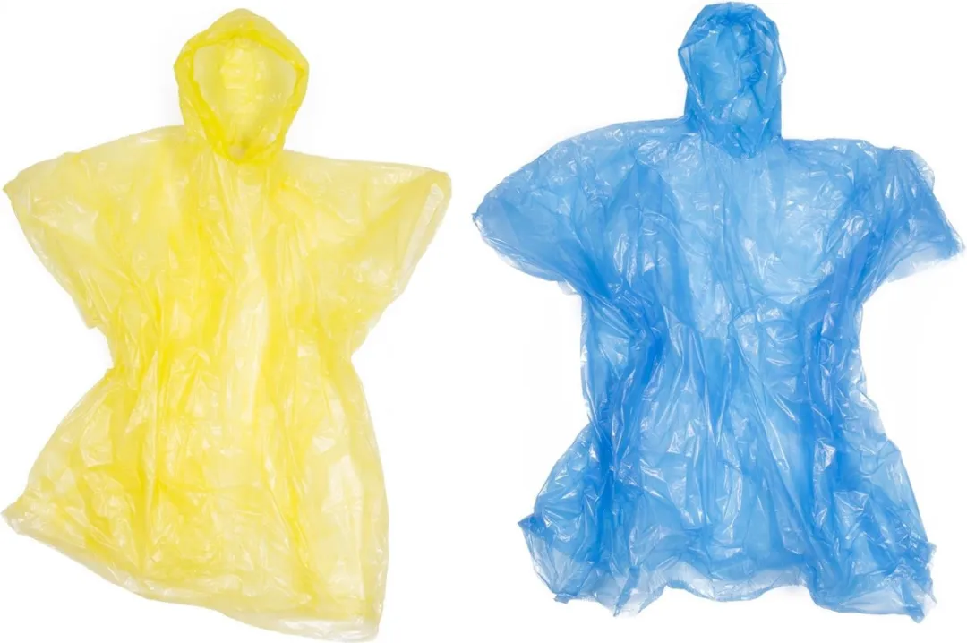 Lastpak Wegwerp Poncho Transparant