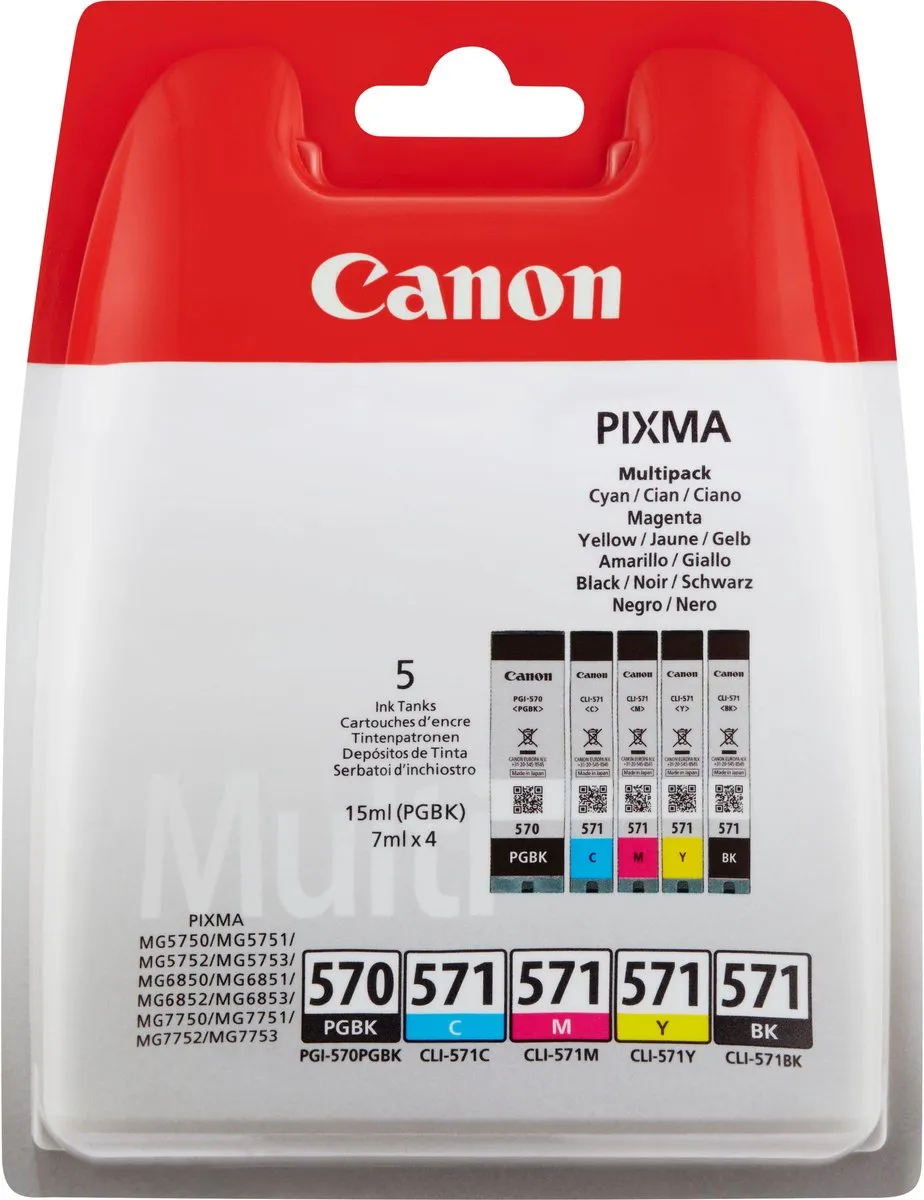 Canon PGI-570/CLI-571 Inktcartridge - 50ml Multicolor