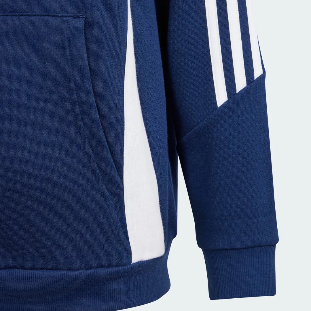 adidas Tiro 24 Sweat Hoodie Kids - 152 - Blauw